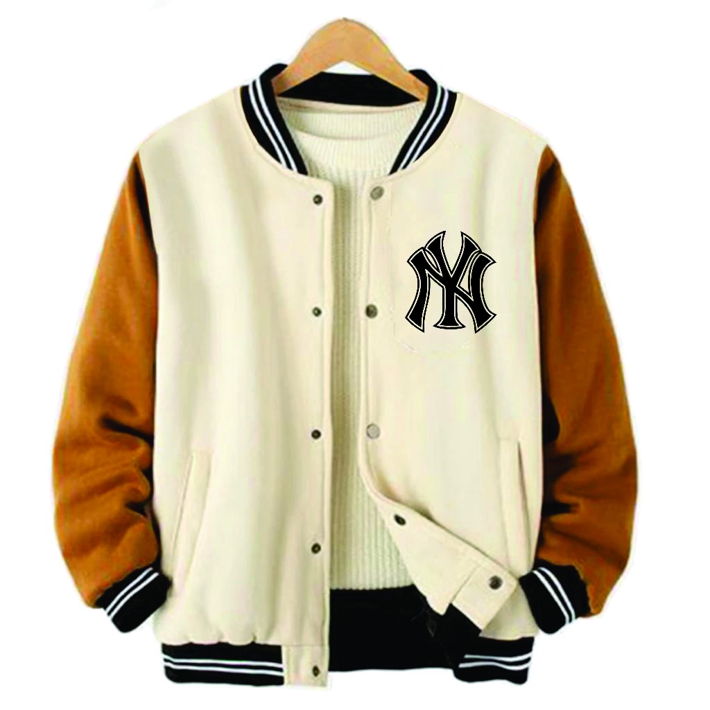 jaket sweater bomber jaket varsity pria wanita oversize newyork