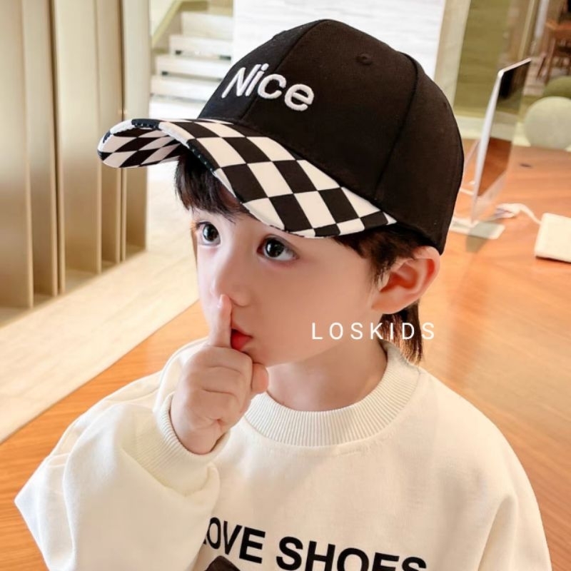Topi Anak Laki Laki Topi Baseball Bordel Nice Catur