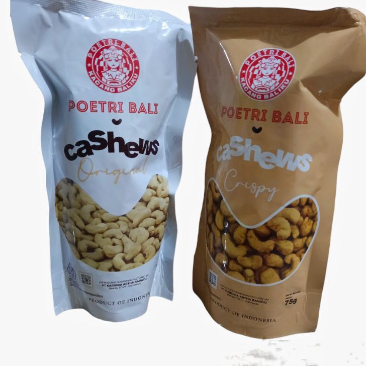 

MEGA SALE 75gr Kacang Bali Cashew Mete Mede poetri bali