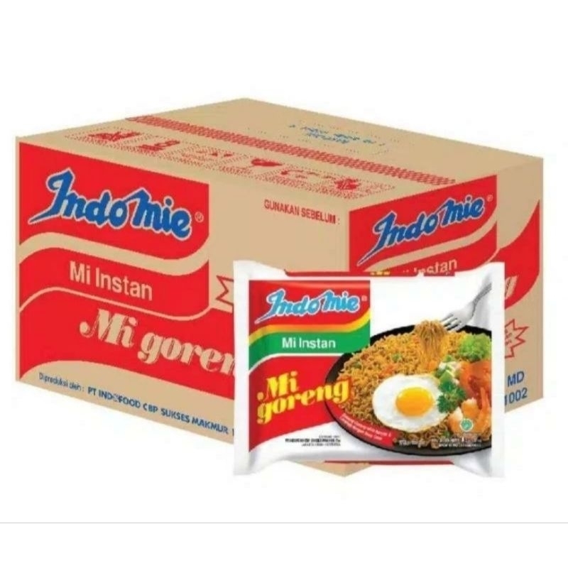 

INDOMIE GORENG 1 DUS ISI 40 PCS - MIE INSTAN