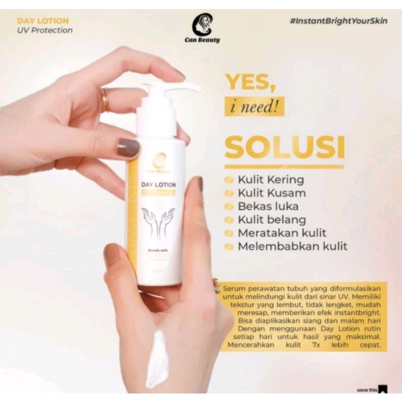 body lotion can beauty/body serum can beauty/Hb can beauty/lotion pemutih badan