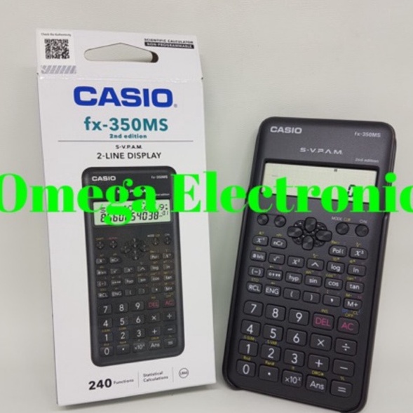 

Casio FX 35 MS Scientific Kalkulator Kuliah Sekolah Calculator FX35MS 2nd Edition