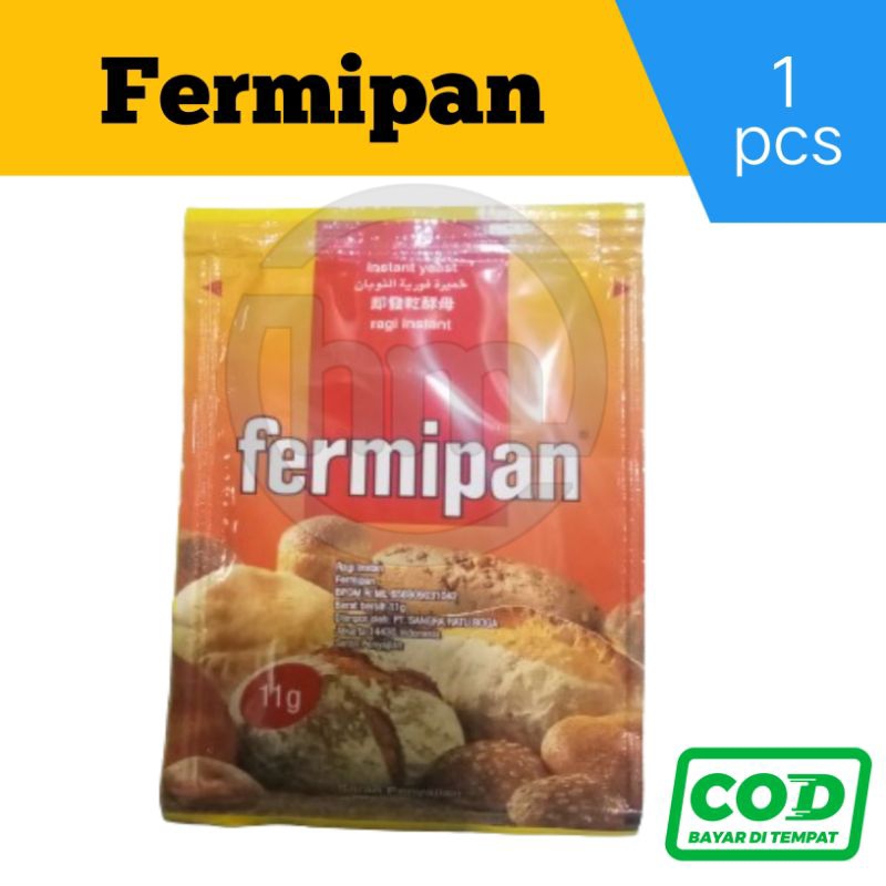 

Fermipan / Ragi Instant / pengembang kue isi 11g