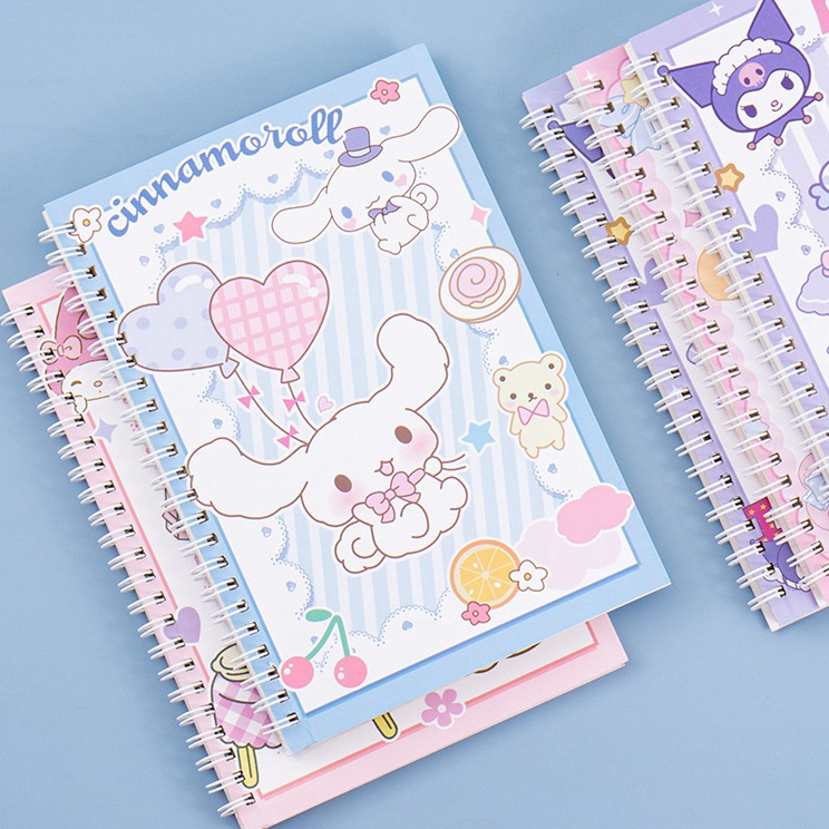 

RING BOOK SANRIO BUKU TULIS A5 SANRIO ISI 6 LEMBAR BUKU TULIS GARIS POLOS