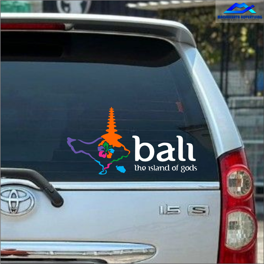 

cutting sticker mobel pesona indonesia sticker bali the island of gods