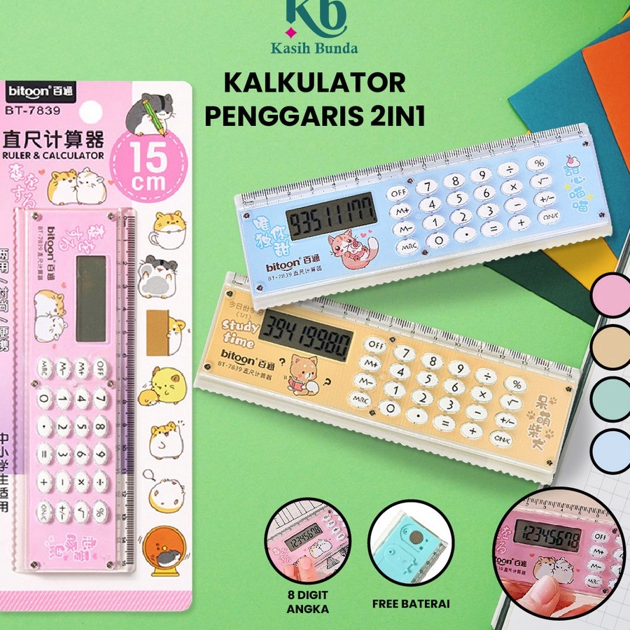 

Diskon Kalkulator Penggaris 2IN1 Mini Karakter Kalkulator Dit Penggaris 15cm Praktis Ruler Set Perlengkapan Sekolah danKantorImport BUNDA A65