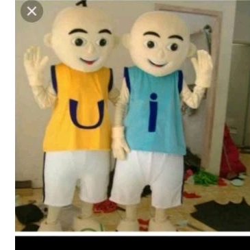 kostum badut upin dan Ipin