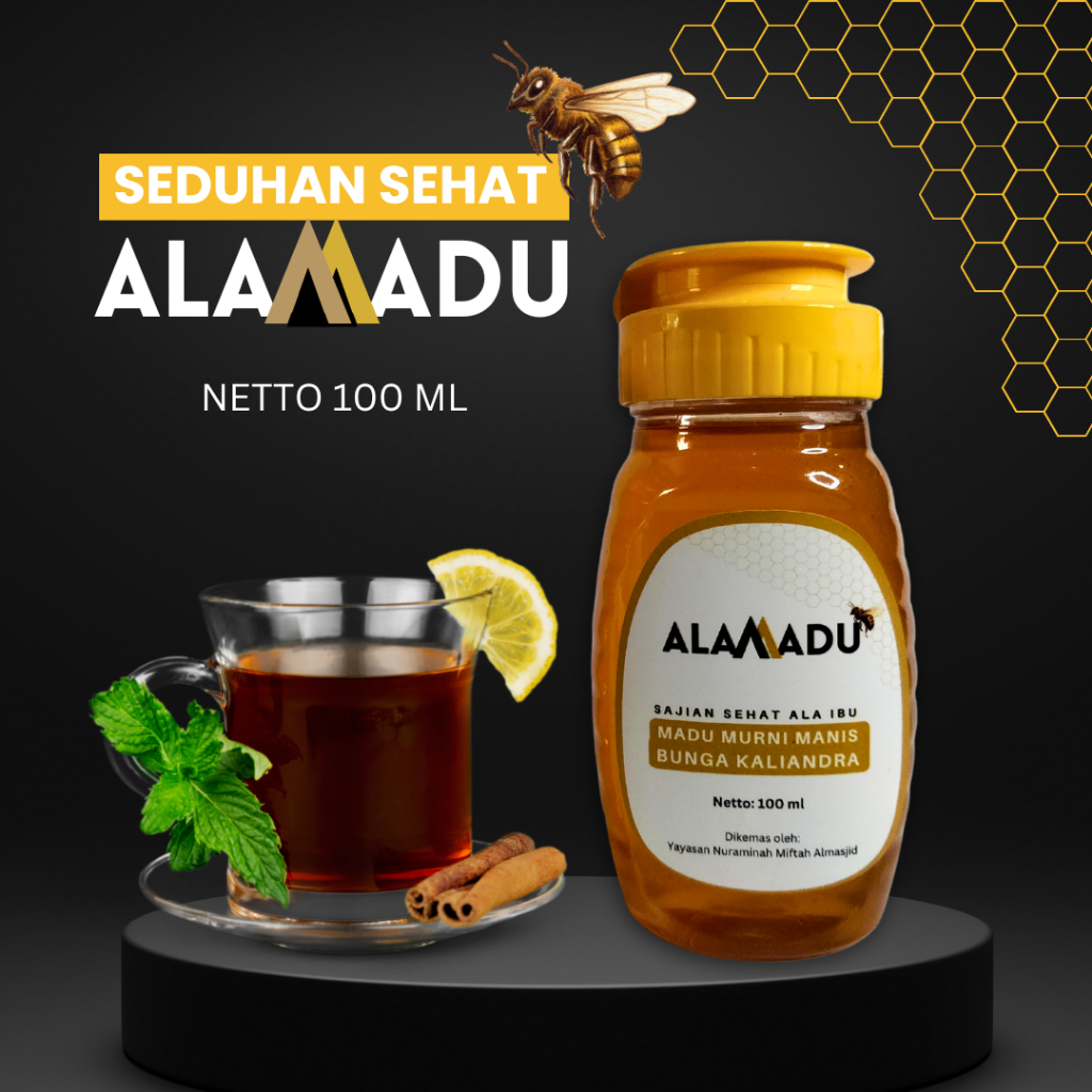 

Madu Asli 100% Tanpa Campuran - Alamadu Manis Kaliandra 100 ml