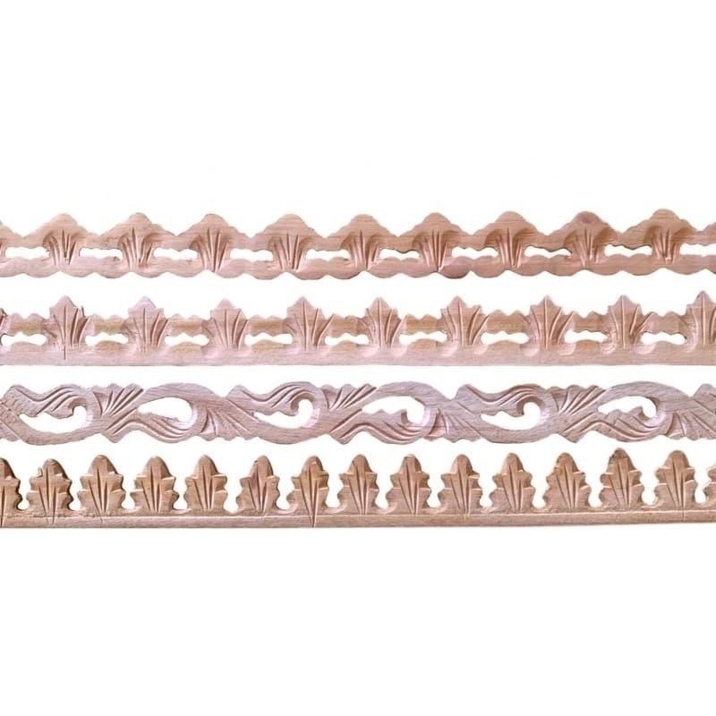 ￼Ornamen Ukiran Kayu Asli Mahoni Tempel 120 cm | Lis Hiasan Kayu Ukir | Lis Kayu Ukir | Ornamen Temp