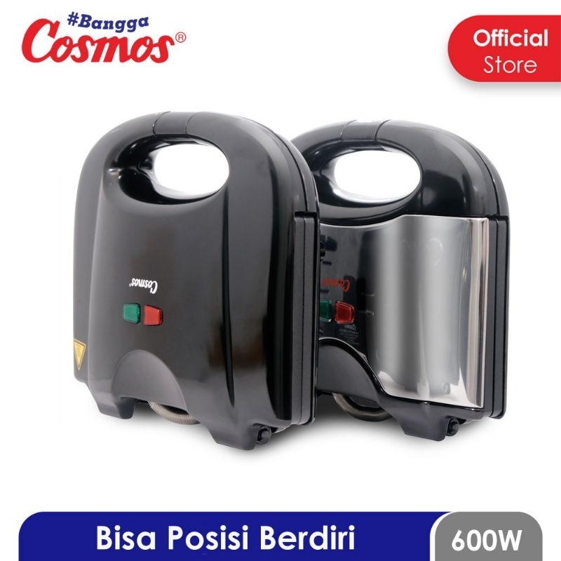 COSMOS Pembakar Roti Sandwich Toaster Silver CSM-2101 S Original