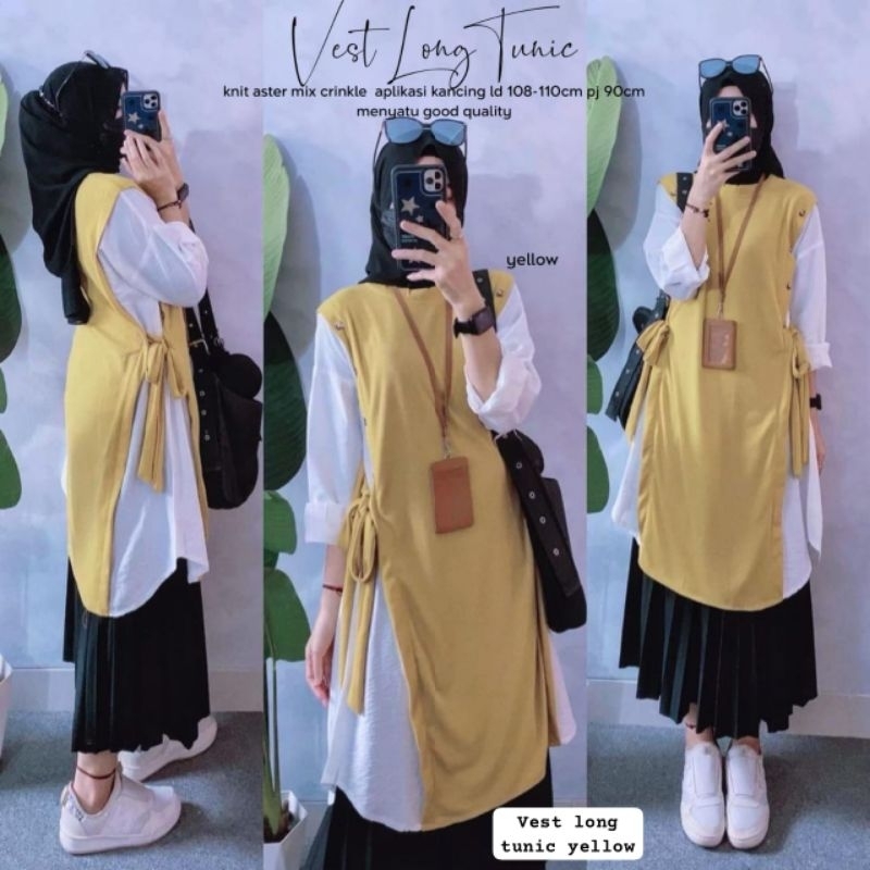 Tunik baju atasan wanita polos