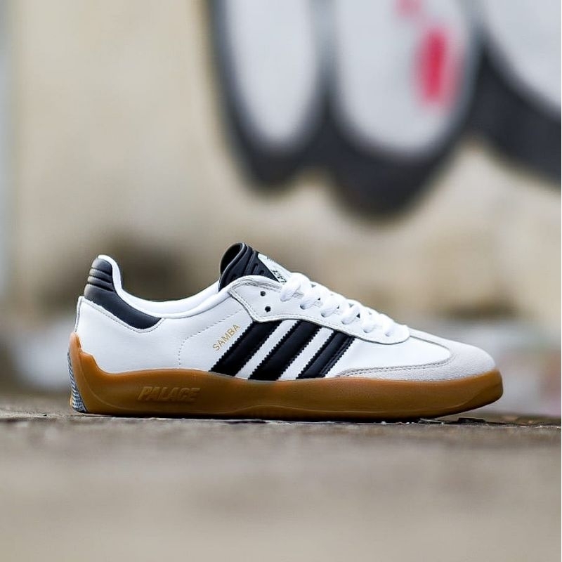 Adidas Puig Samba x Palace White Black Gum