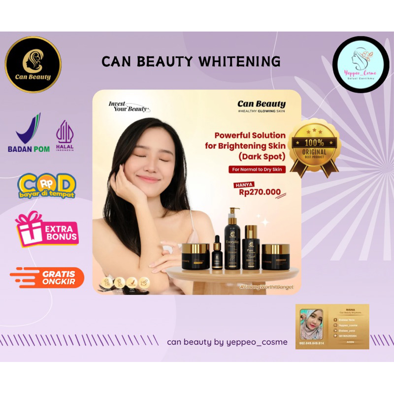CAN BEAUTY WHITENING // CAN BEAUTY FLEK