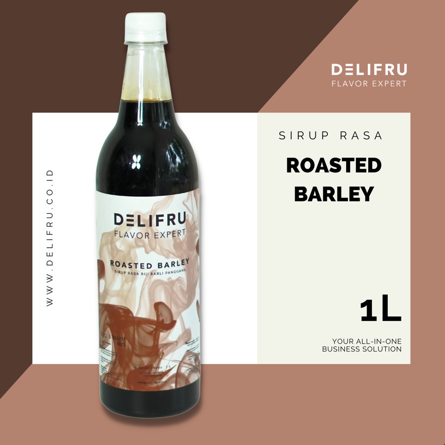 

Delifru Syrup Roasted barley 1 Liter - Rasa Jelai Panggang 1 Liter