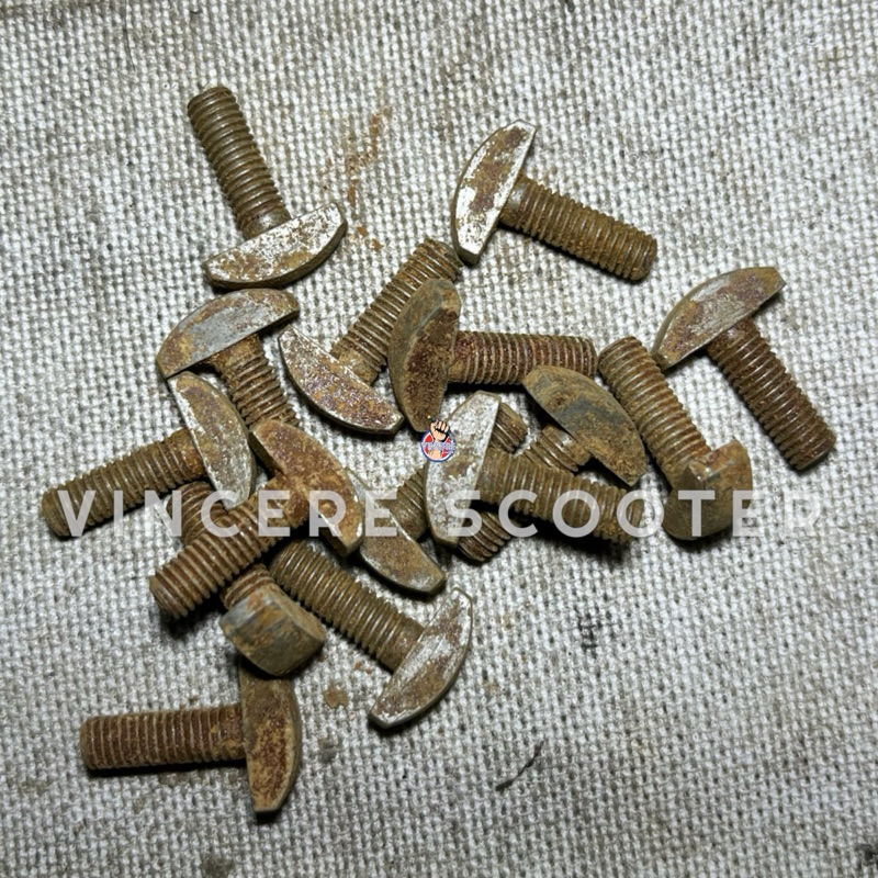 Baut Lis Spakbor Tepong Original NOS Vespa Super 66 Sprint S GL SS180 Latin Veloce Bagol