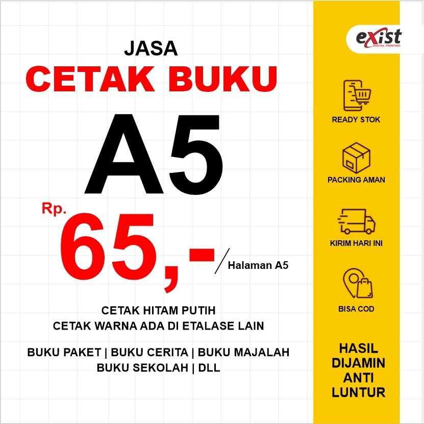 PRINT & CETAK BUKU A5