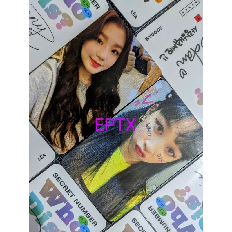 SECRET NUMBER PHOTOCARD