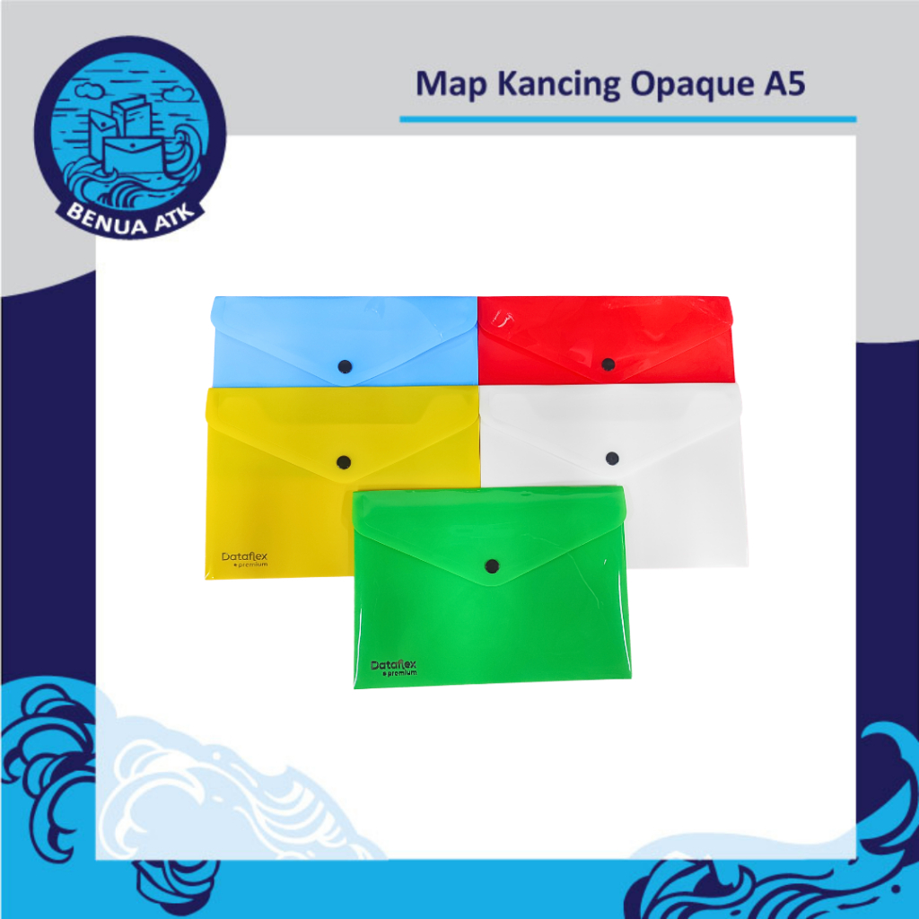 

Map Plastik Kancing A5 Opaque / Document Bag DF-71221