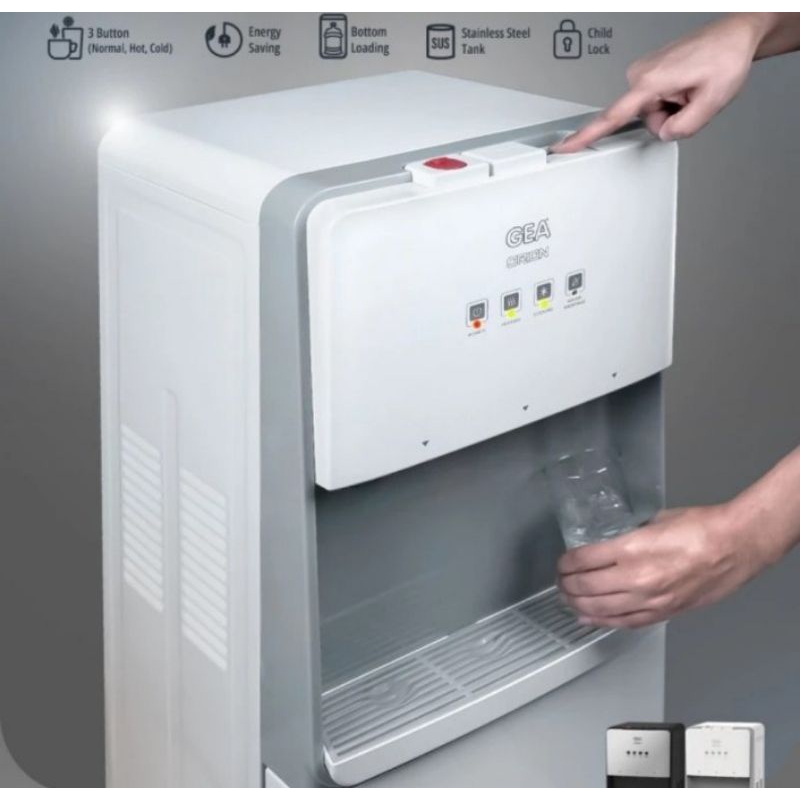 DISPENSER GALON BAWAH GEA ORION KOMPRESOR - DISPENSER GEA KOMPRESOR GALON BAWAH - GEA DISPENSER GALO