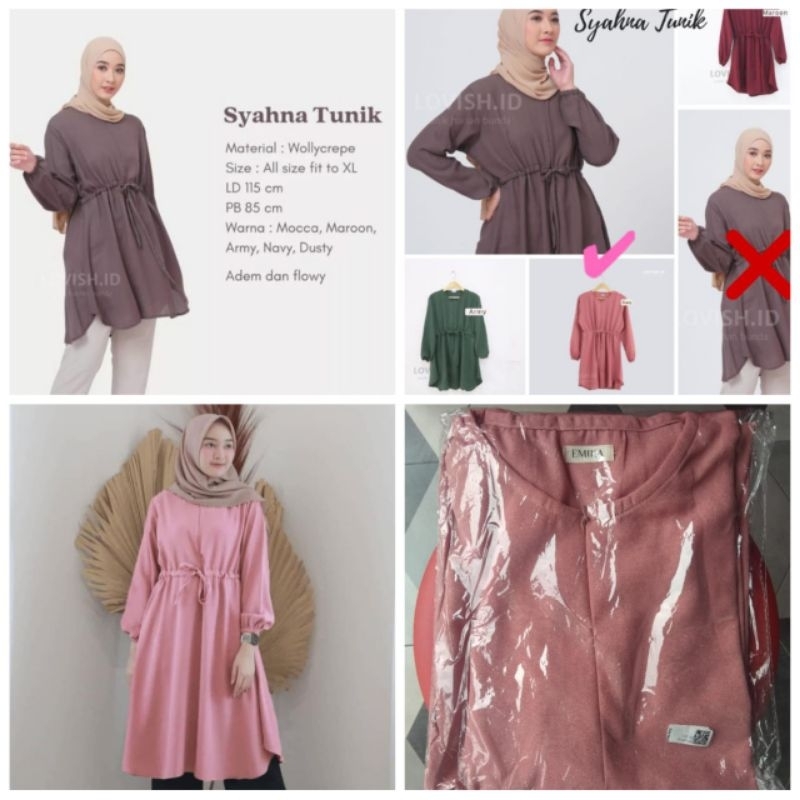 TUNIK LOVISH , TOP LOVISH DAN VOAL ODELIA