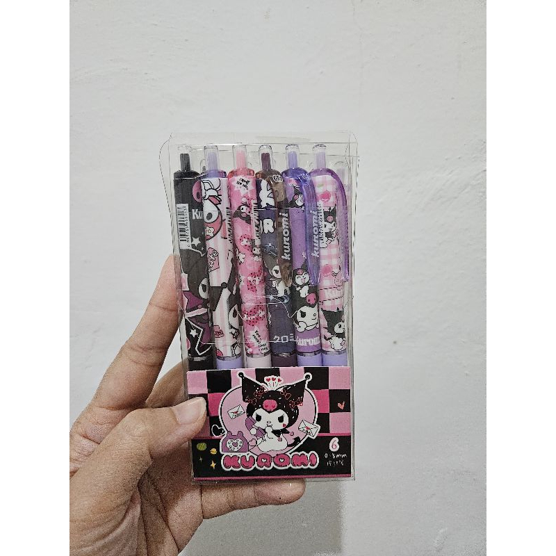 

pulpen sanrio kuromi lead ukuran 0.5 dijual per 6