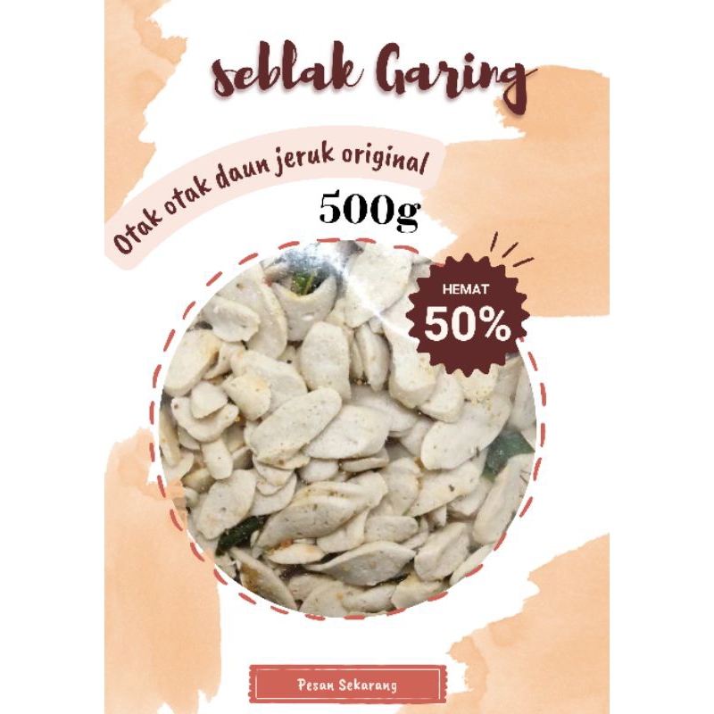 

Otak otak daun jeruk original 500g
