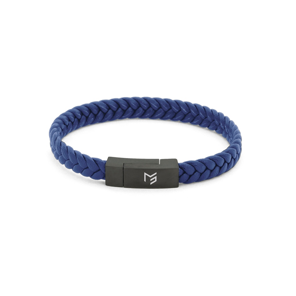 Merge Gelang Kulit Oxford - Navy