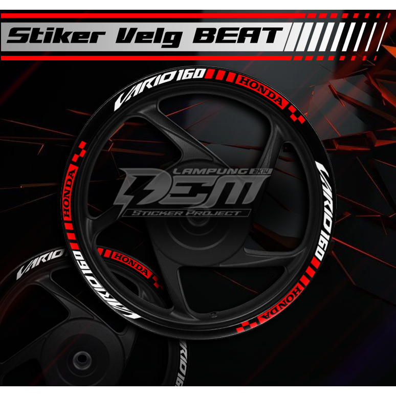 Stiker Velg Vario 160  Variasi  Stiker Cutting Velg  Honda Vario  termurah dan terlaris