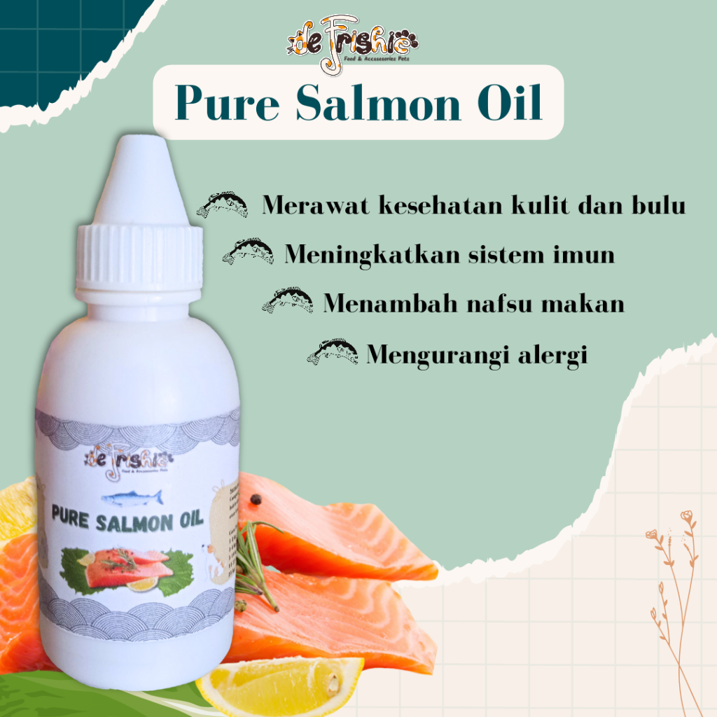 SALMON OIL - Minyak Ikan Salmon untuk Anjing dan Kucing