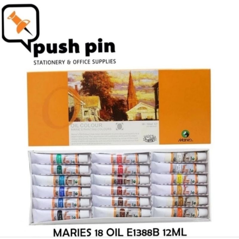 

Maries Oil Colour / Cat Minyak 18 Warna