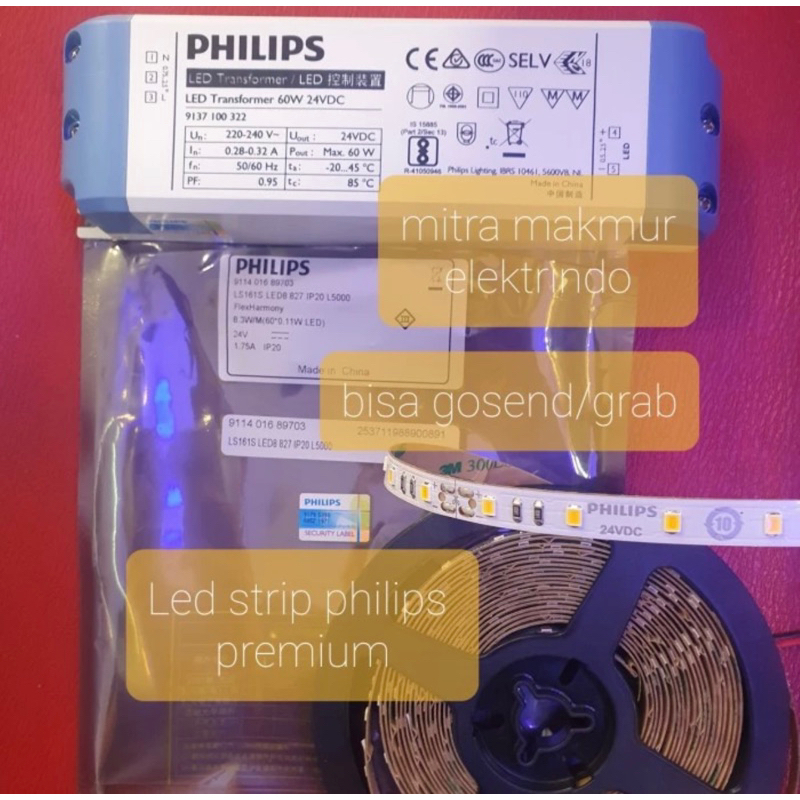 lampu led strip philips mata besar philips / lampu celing philips ww