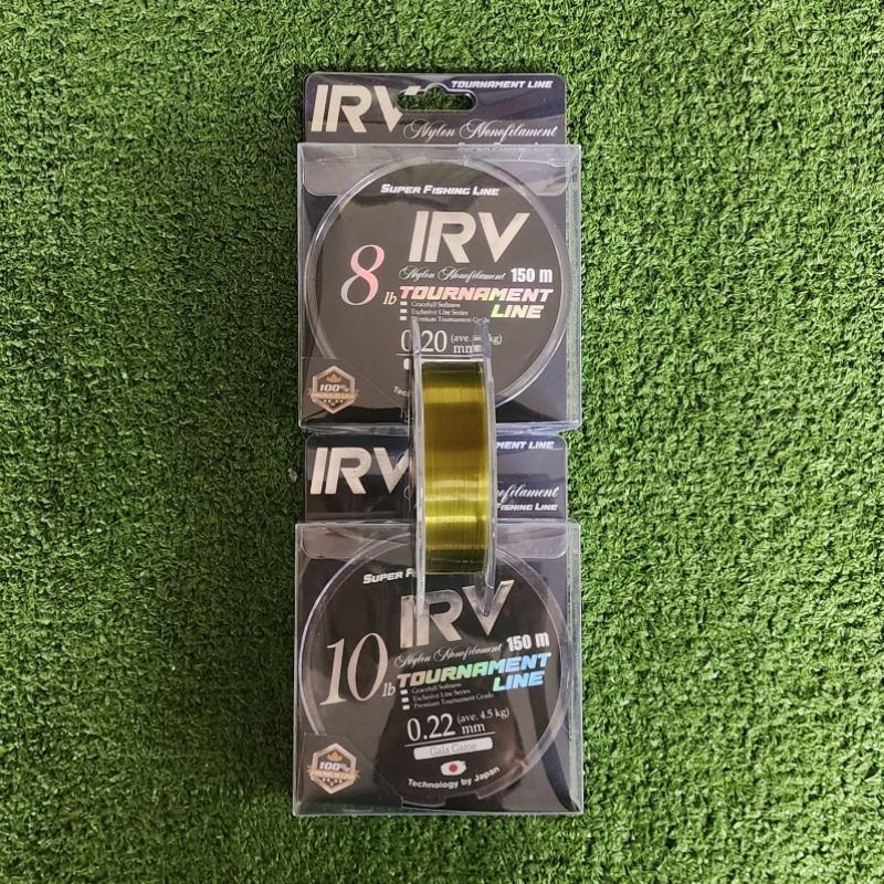 Senar IRV Tournament Line Ukuran 0.15, 0.18, 0.20, 0.22, 0.25, 0.28 & 0.30 /150m Warna Olive Green.1