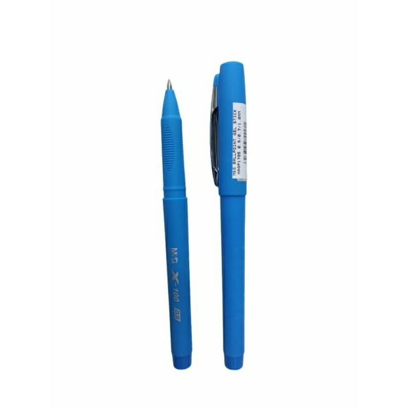 

M&G Ballpoint Gell Stick x-100 0.5 mm Blue / Bolpen Gel 0.5 mm
