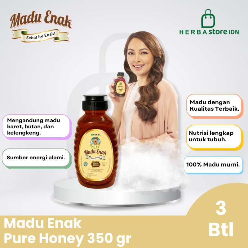 

Madu Enak Pure Honey 350 gr - Paket Grosir / Bulky / Hemat / Reseller
