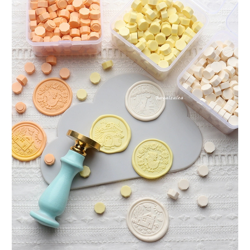 

ROYALZALEA - Wax Seal Beads/ Stamp Beads Pastel Color