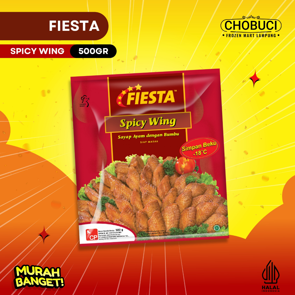 

Fiesta Spicy Wing 500gr