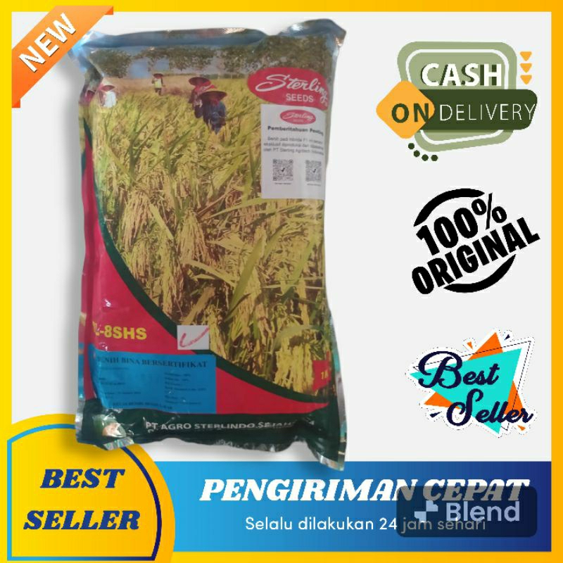 benih padi hibrida SL8SHS Sterling 1 kg