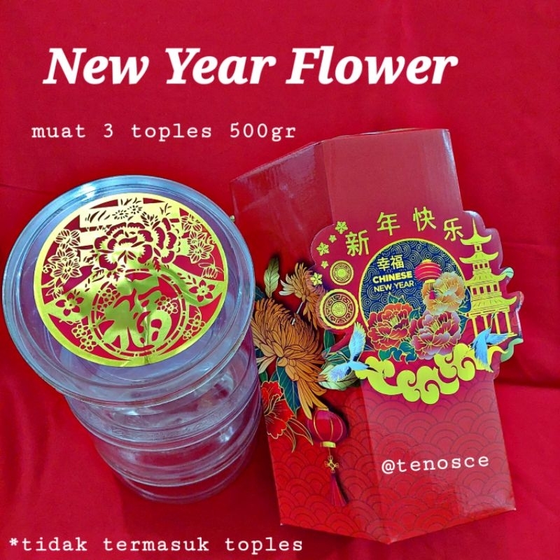 

Kotak Dus Box Jinjing 3 Toples 500gr Imlek Konien Sincia Kue Kering Cookies Hampers Parcel Hantaran