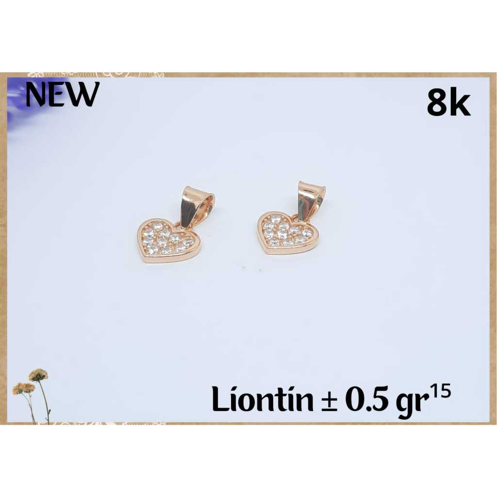 Limyvi Liontin Kalung Love Mata Emas Muda 375 Asli Kadar 8k