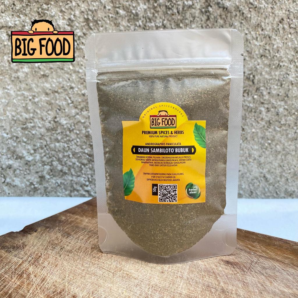 

Big Food Daun Sambiloto Bubuk 50 gram