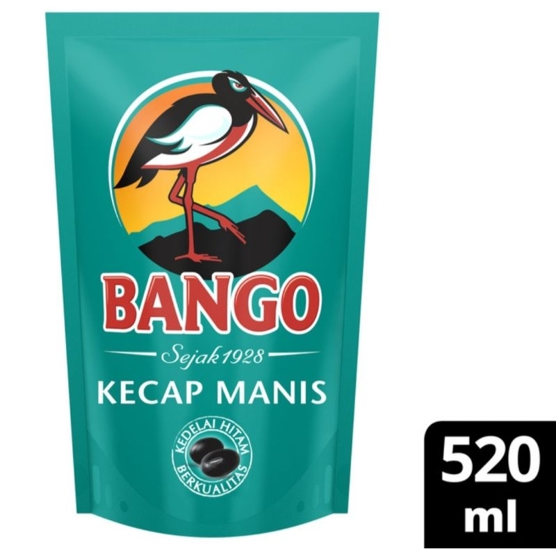 

Bango Kecap manis kemasan pouch Refill 520 ml