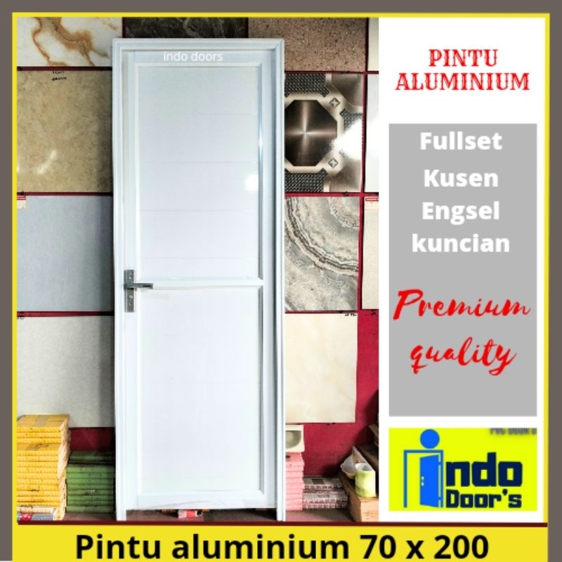 Pintu Kamar Mandi Aluminium Tebal Special Platinum