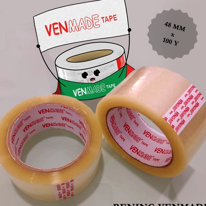 

Terkini LAKBAN BENING 4 MM X 1 Y MERK VENMADE