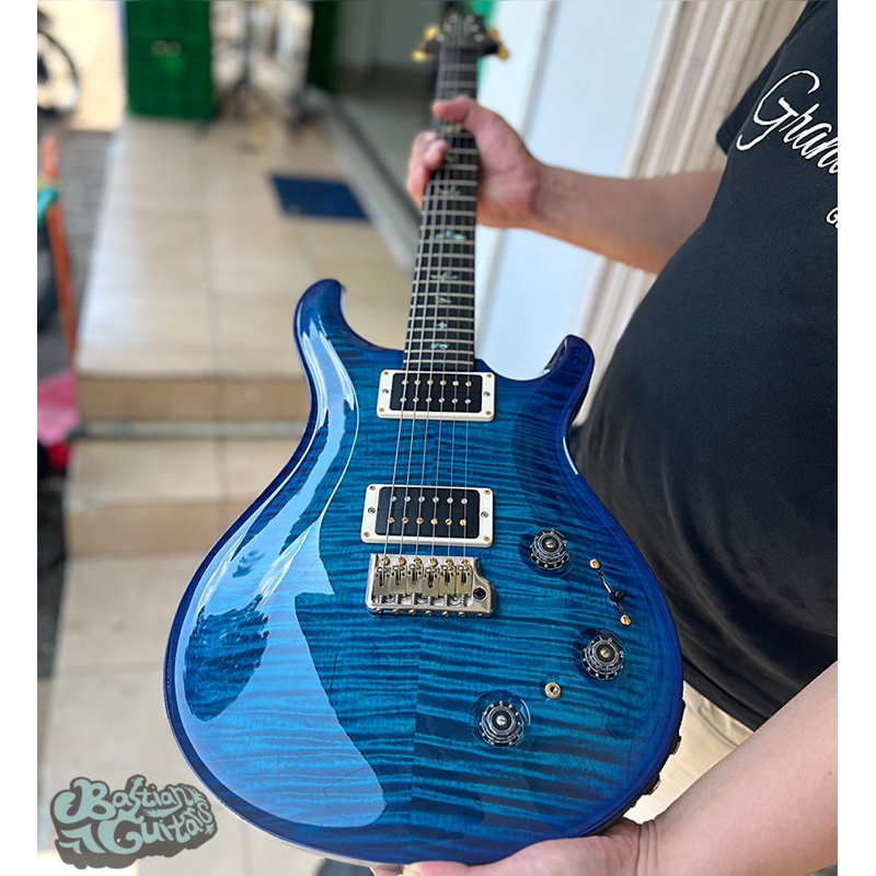 PRS WOOD LIBRARY CUSTOM 22 PIEZO AQUAMARINE USA