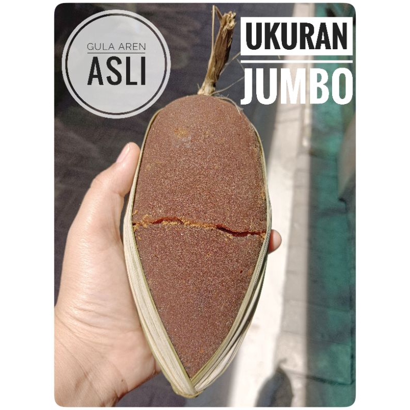 

GULA AREN ASLI - Ukuran Jumbo - GRADE A (LEBAK BANTEN) BERAT 380-450 gr