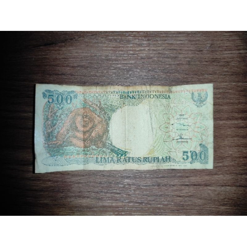 Uang Kertas 500 Rupiah Tahun 1992