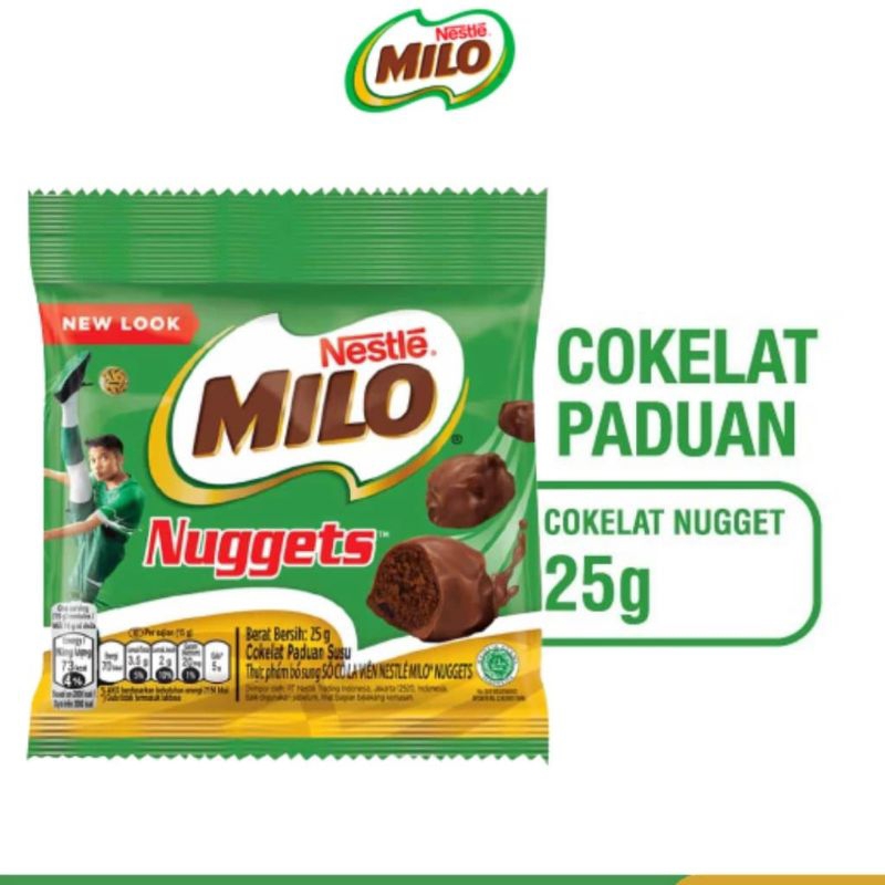 

Nestle Milo Coklat Nuggets Cemilan Instan 25gr