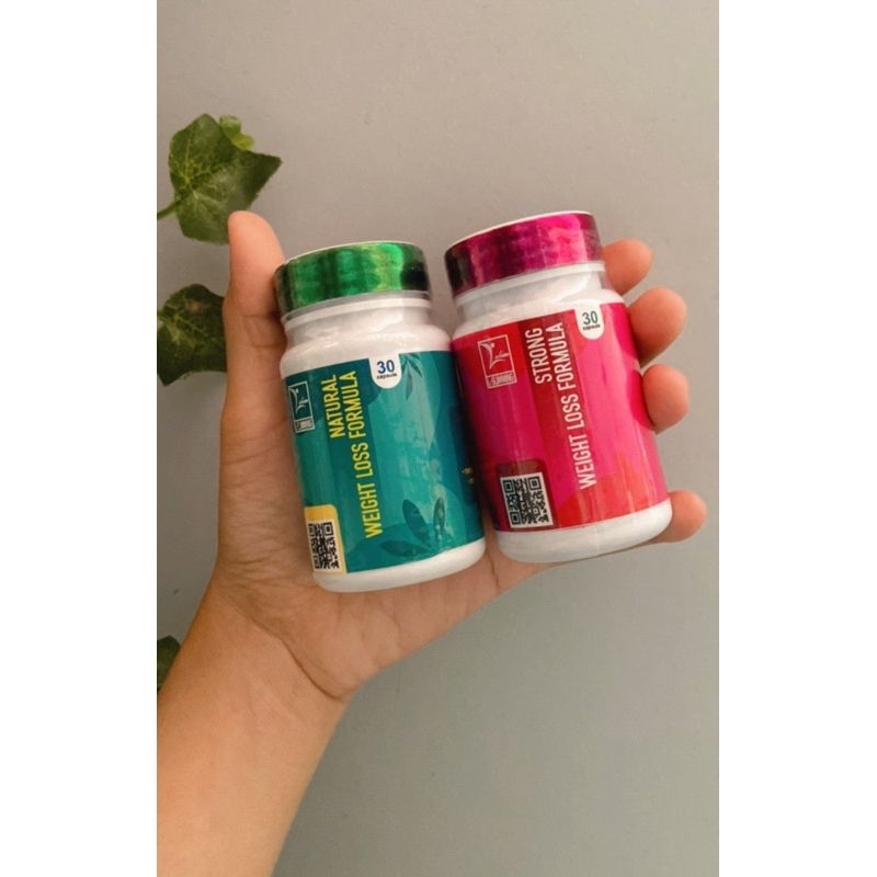 L SLIMMING Natural weight Loss (IJO) / Pelangsing natural Strong (Pink) / obat diet herbal ampuh isi