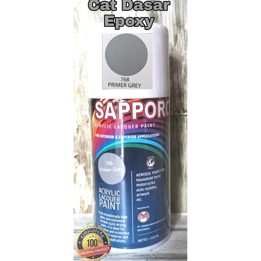 

Best Produk Pilok Sapporo Primer Grey Cat Dasar Epoxy 3 ml 1L