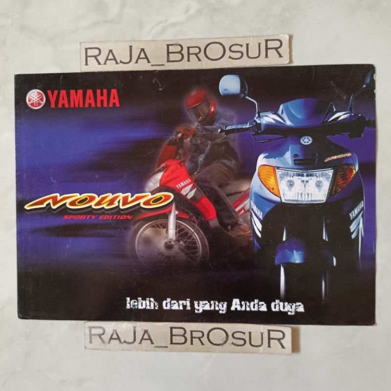 Poster brosur katalog leaflet jadul lawas Yamaha Nouvo Lele 2003